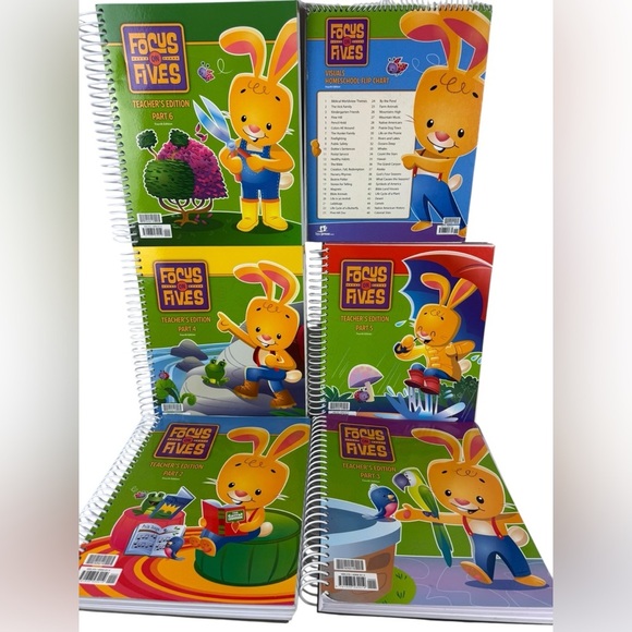 Focus on Fives K5 Teacher Edition, 4th ed.     Visuals Homeschool Flip Chart. - Picture 1 of 10